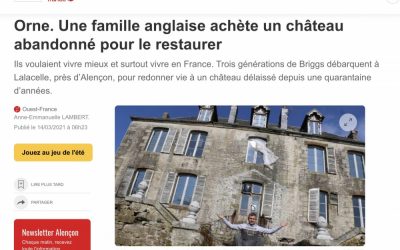 English Translation: Oest France Article on Chateau De Lalacelle