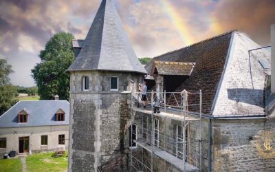 Restoring the Chateau: Cleaning and Transforming the Exterior